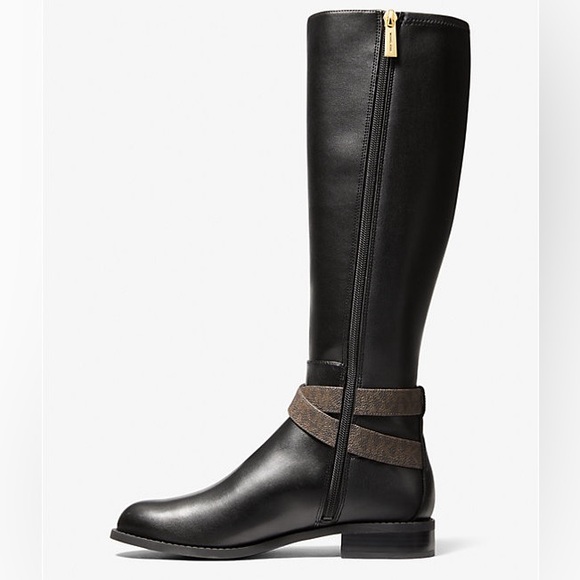 Micheal Kors | Rory Leather and Logo Boot - Picture 2 of 3